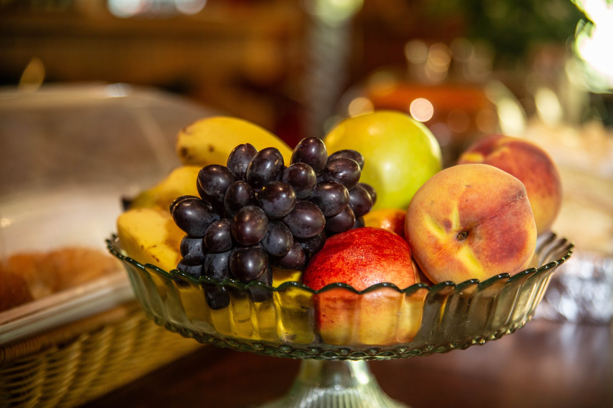 Frutas e sabores da mesa da fazenda